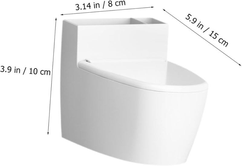 Wall Mounted Toilet Shaped Ashtray With Lid For Bathroom Home Office Bar Kitchen - Image 2